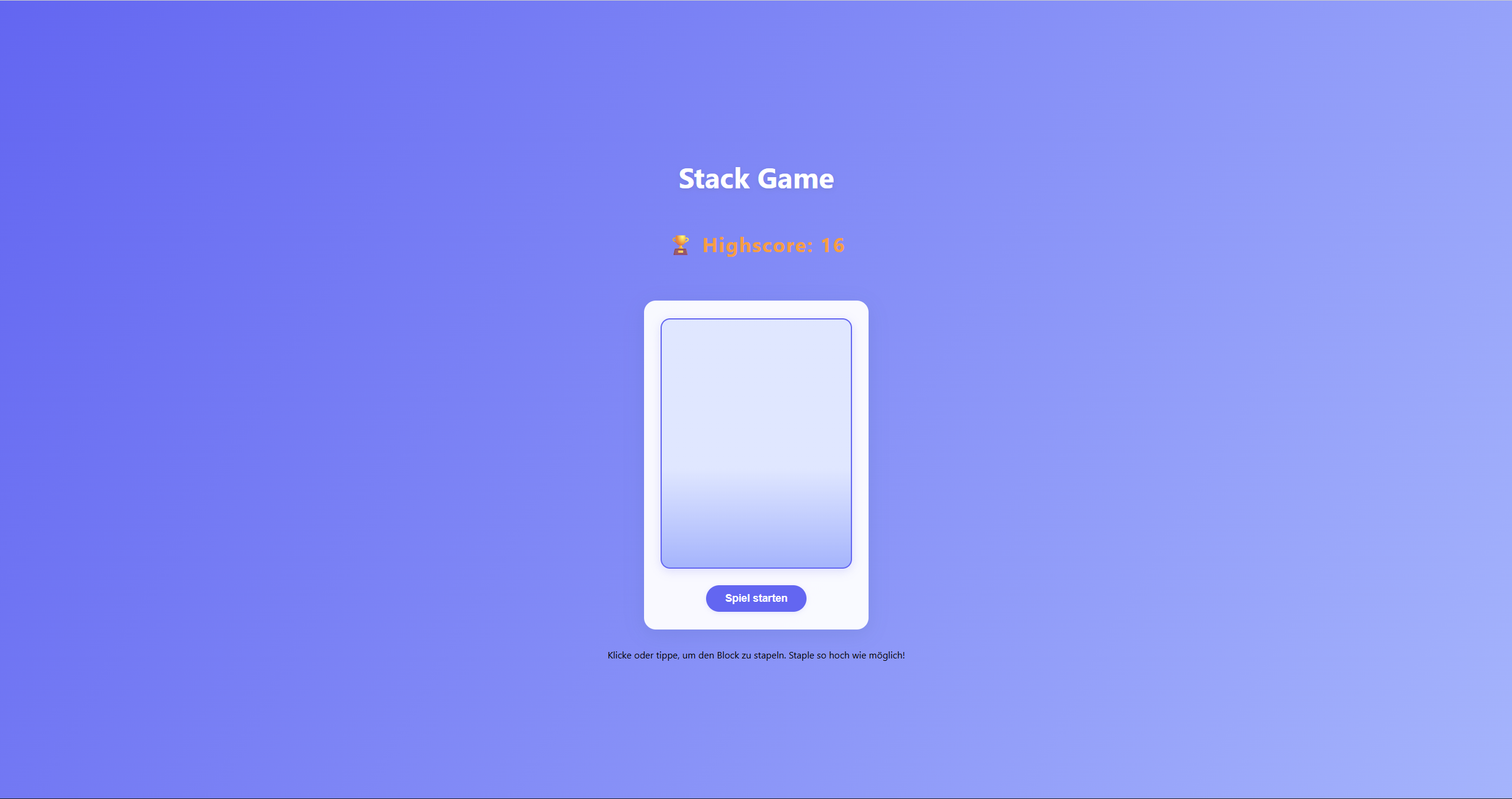 Stack Game